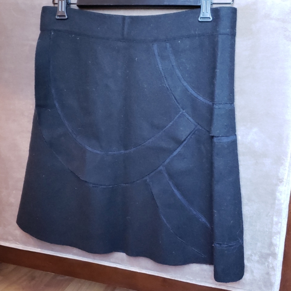 Vivienne Tam Skirt w/ Scalloped Cuttouts , Sz: P/1.